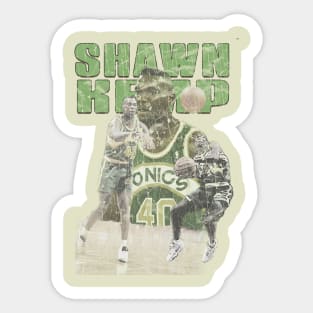 Shawn Kemp the reignman vintage cracked Sticker